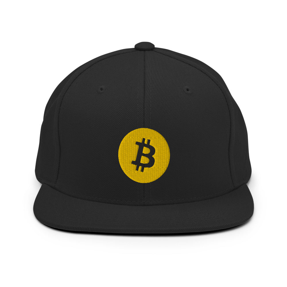 Bitcoin Logo Snapback Hat - Hodlers