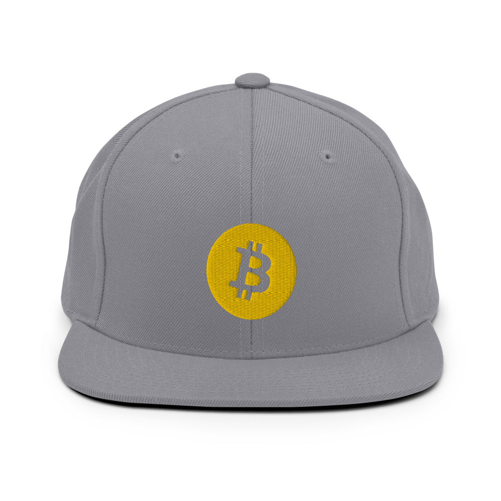 Bitcoin Logo Snapback Hat - Hodlers