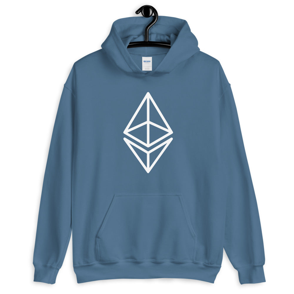 Ethereum Simple Logo Hoodie - Hodlers