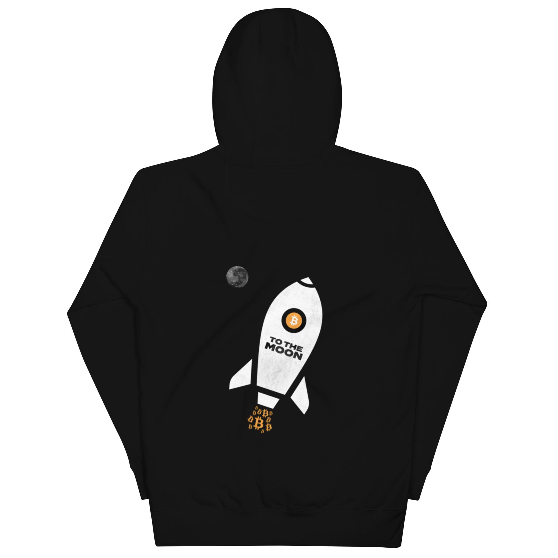 Bitcoin To The Moon Hoodie v01 - Hodlers Crypto Merch Brand
