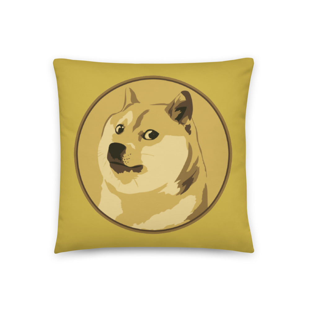 Dogecoin Cryptocurrency Pillow $DOGE - Hodlers