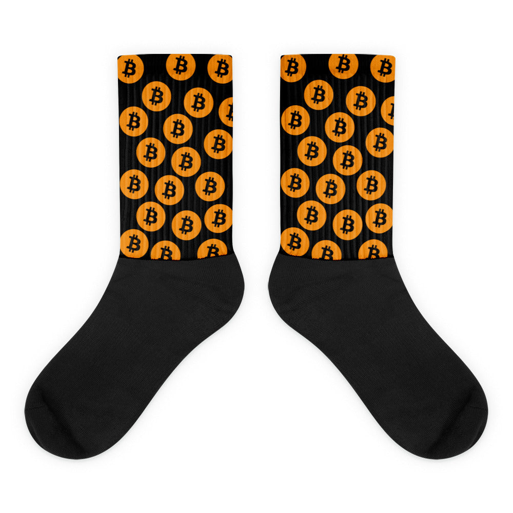 Bitcoin Logo Socks - Hodlers